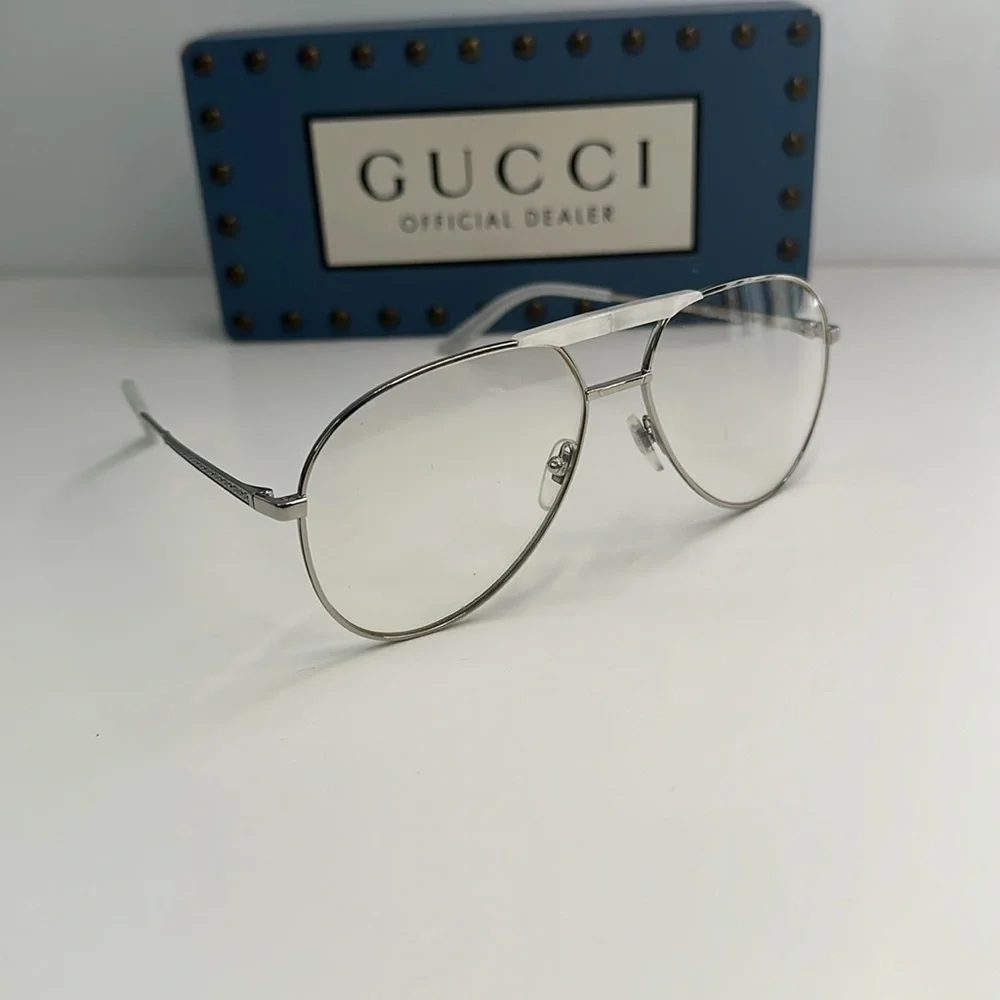 New Authentic Gucci GG0242S-008 Fashion Luxury Sunglass